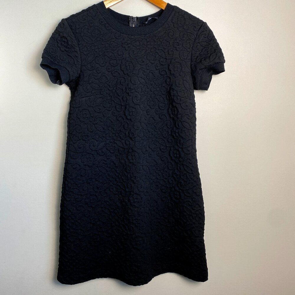 Zara Black Textured Dress